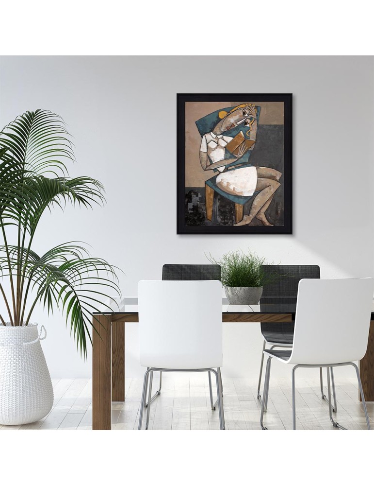 La liseuse bleue – Martine Gonnin