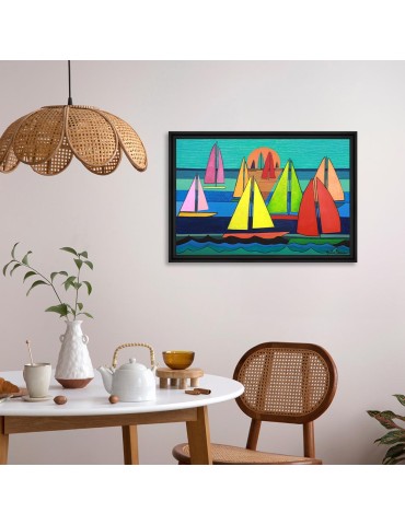 Voiles au couchant – Martine Gonnin 2