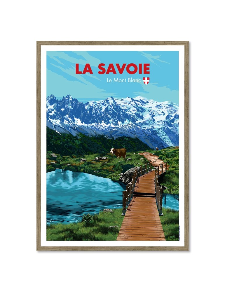 La Savoie Eté – Poster affiche – image encadrée