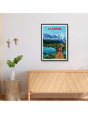 La Savoie Eté – Poster affiche – image encadrée 2