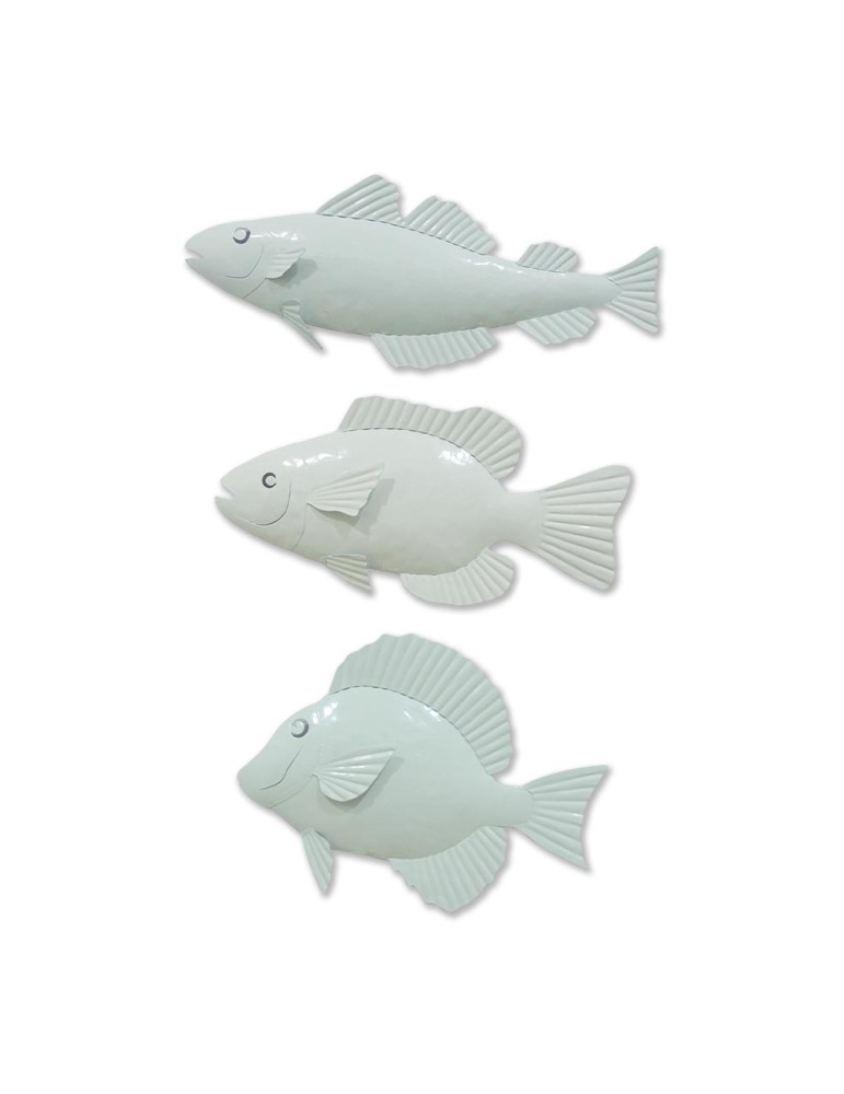 Sculpture métal - lot de 3 - 06.288