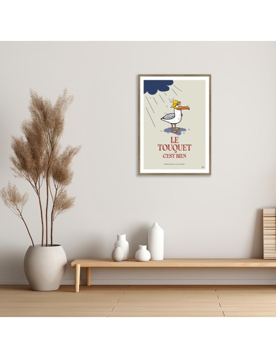 Touquet Bien – Poster affiche – image encadrée