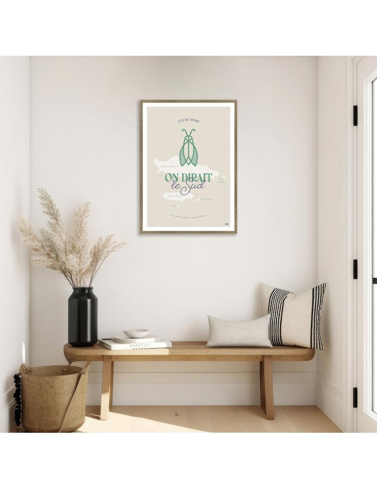 Cigale – Poster affiche – image encadrée