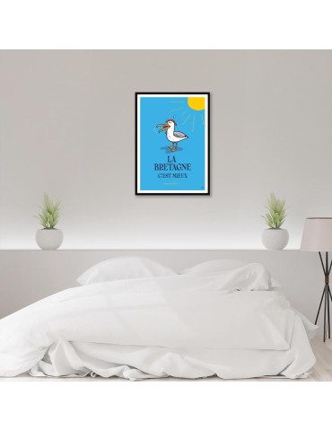Bretagne Mieux – Poster affiche – image encadrée 2