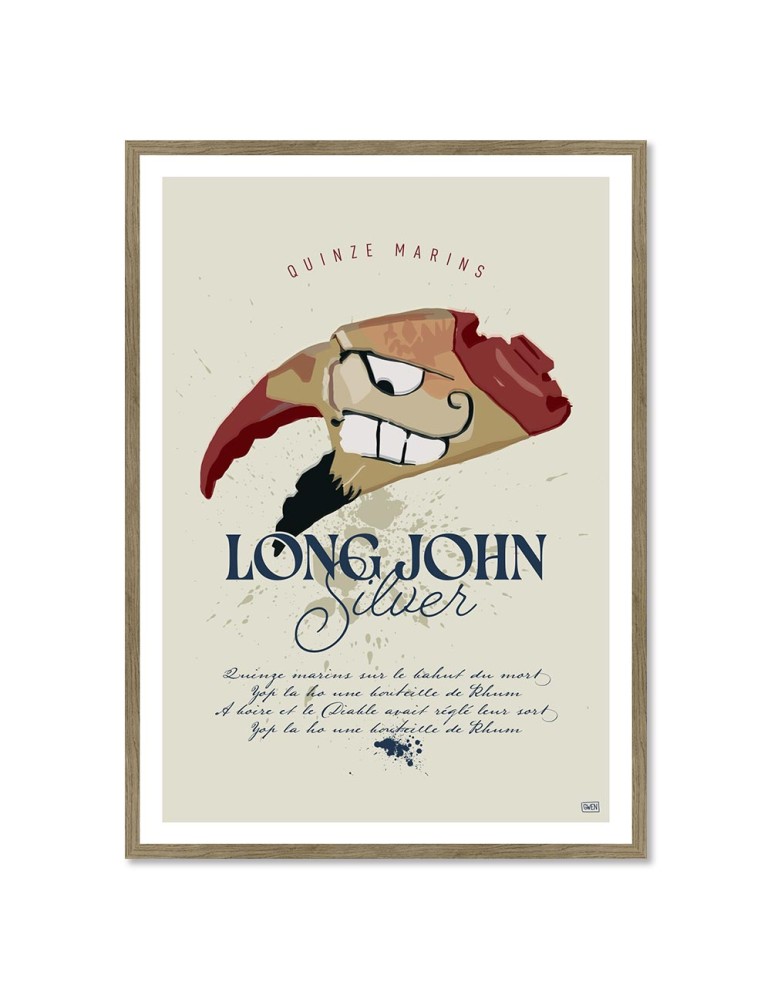 Long-John – Poster affiche – image encadrée