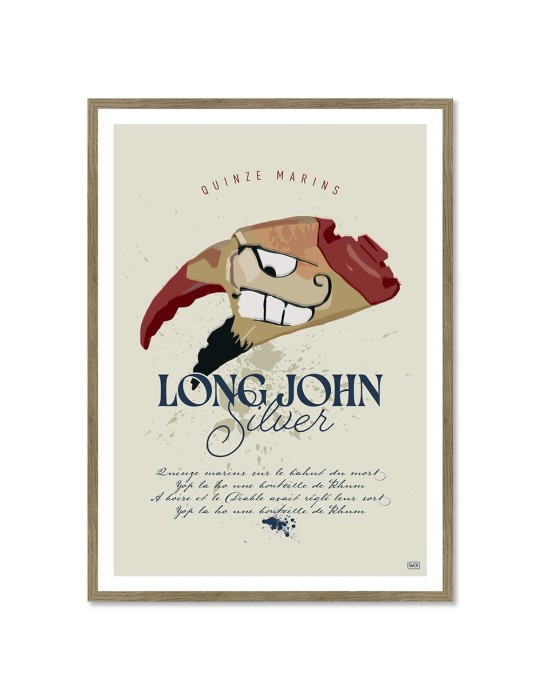Long-John – Poster affiche – image encadrée