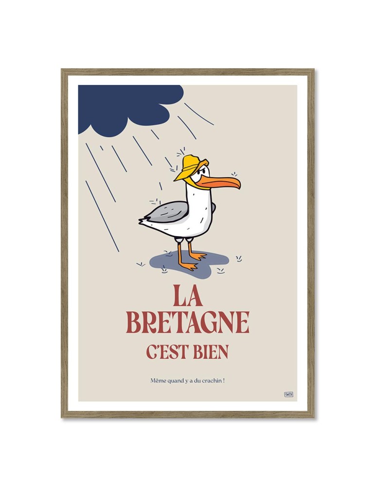 Bretagne Bien – Poster affiche – image encadrée