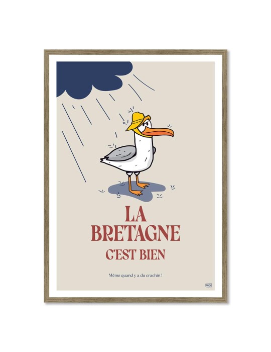 Bretagne Bien – Poster affiche – image encadrée
