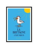 Bretagne Mieux – Poster affiche – image encadrée